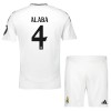 Original Trikotsatz Real Madrid Alaba 4 Heimtrikot 2024-25 Für Kinder